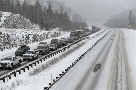 I-70 westbound closed at Vail Pass Summit